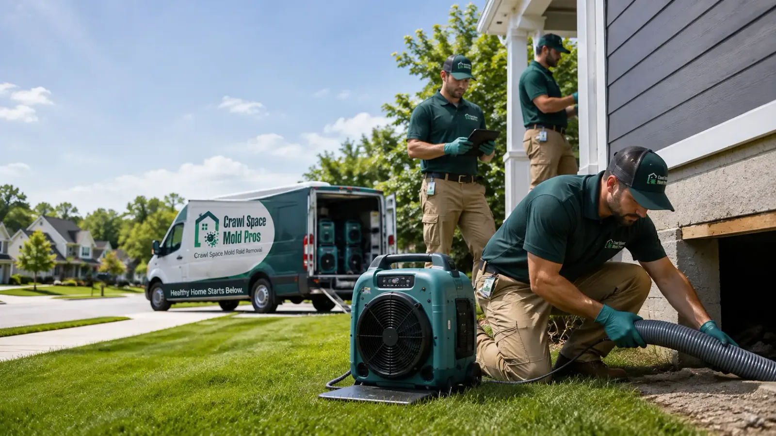 Crawl Space Mold Removal in Chrisman, IL